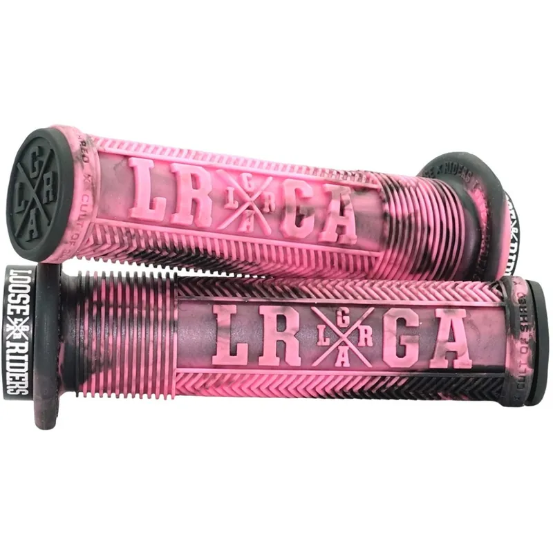 Versand Am Gleichen Tag Loose Riders C/S Lenkergriffe - Rosa & Schwarz