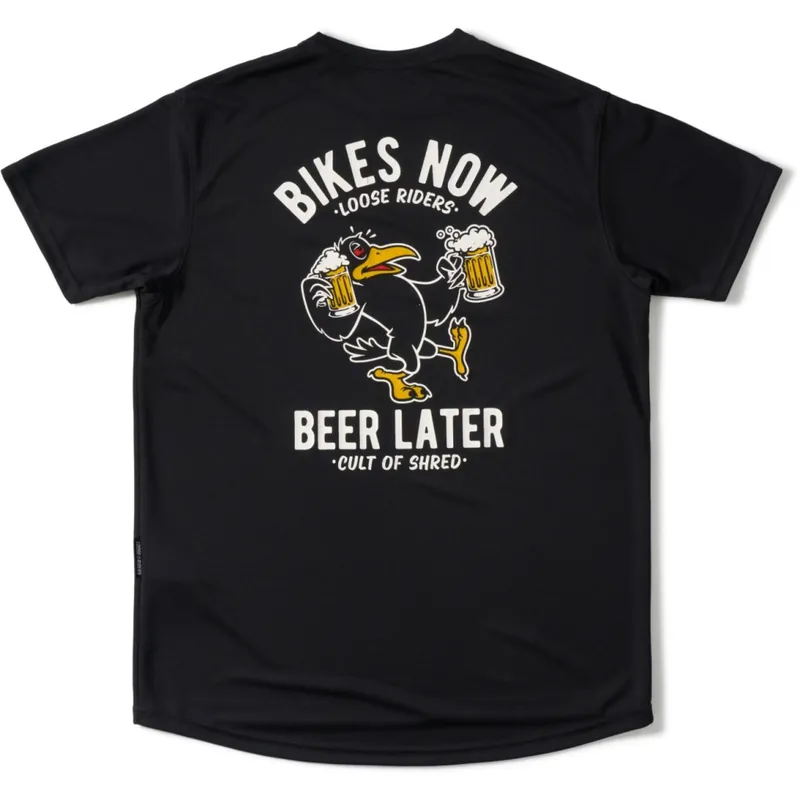 Online Kaufen Loose Riders Grip It! Kurzarmtrikot Herren - Drinky Crow Black