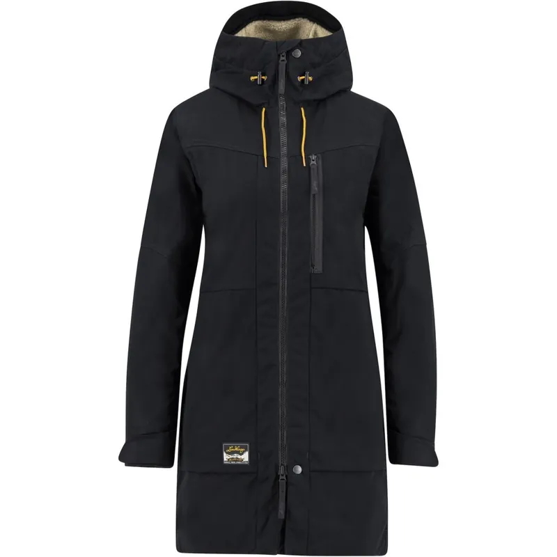 Lundhags Knak Pile Parka Damen - Schwarz 900 Zertifiziert