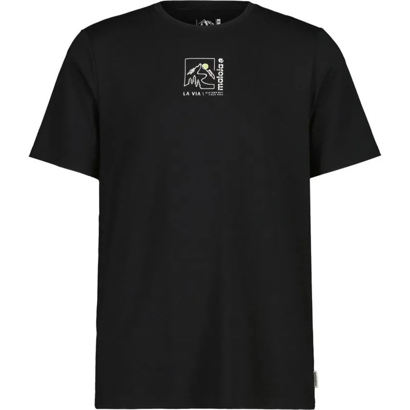 Neue Ware Maloja SchneiberM. Mountain T-Shirt Herren - deep black 8833
