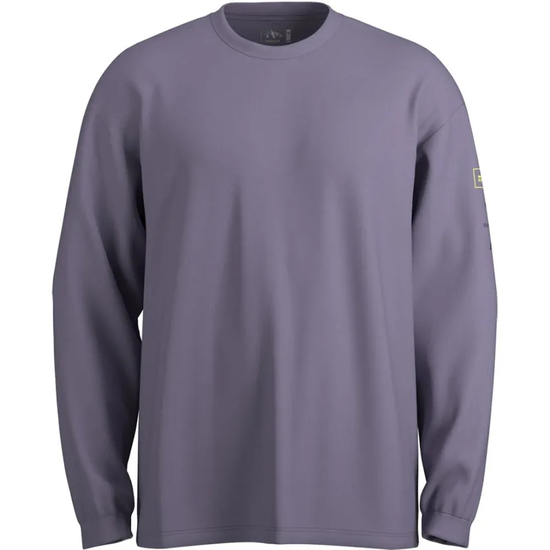 Begrenztes Angebot Maloja SaccaroM. Heavy Organic Cotton Langarmshirt Herren - shaded purple 8988
