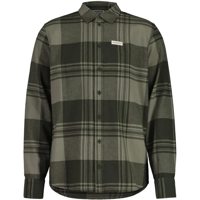 Maloja AblancaM. Organic Hanf Shirt Herren - alpine woods check 1180 Top-Seller