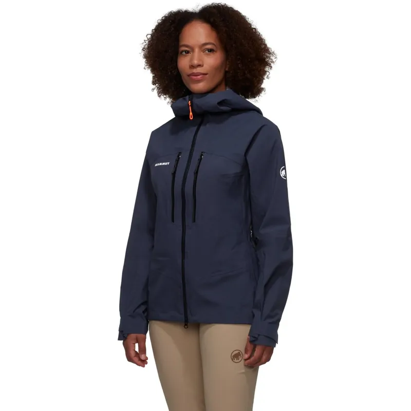 Top-Preis Mammut Taiss Hardshelljacke mit Kapuze Damen - marine-black
