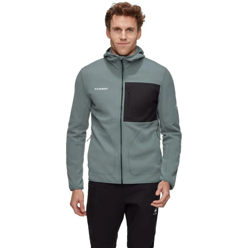 Mammut Tamaro Midlayer Jacke mit Kapuze Herren - strata-black Sonderangebot