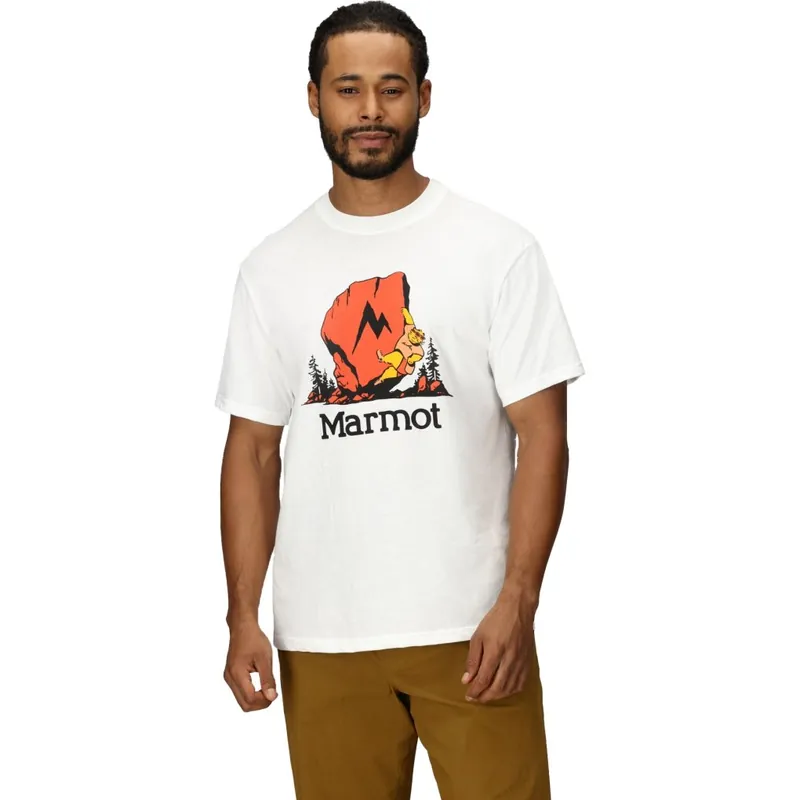 Marmot Bouldering Marty Kurzarmshirt Herren - white Saisonangebot