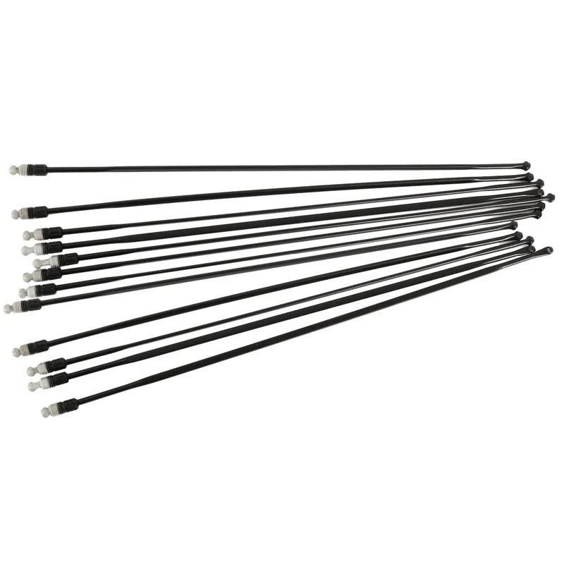 Schneller Versand Mavic Speichen Set für Crossmax XL / Deemax Pro 2019 Vorderrad / Hinterrad - 29" 293mm 12 Stück Non-Drive-Side - schwarz