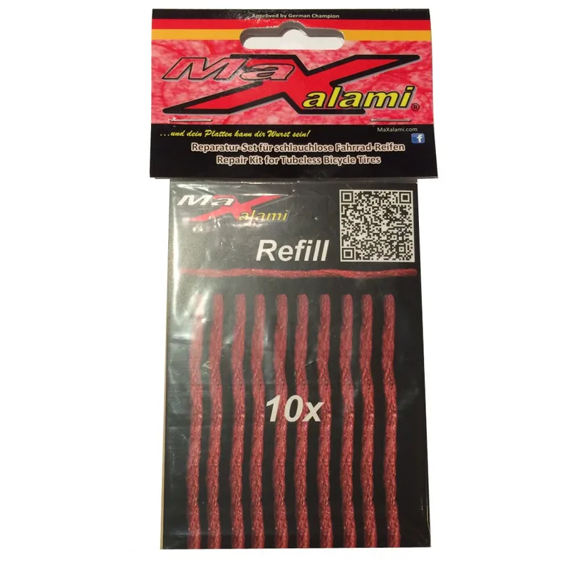 Heißes Angebot MaXalami Die Rennwurst Tubeless-Repair Nachfüllpack - 10 Stück