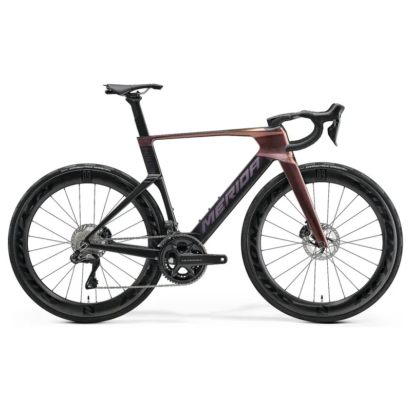 Abverkauf Merida REACTO 8000 - Carbon Rennrad - 2027 - rainbow purple / black
