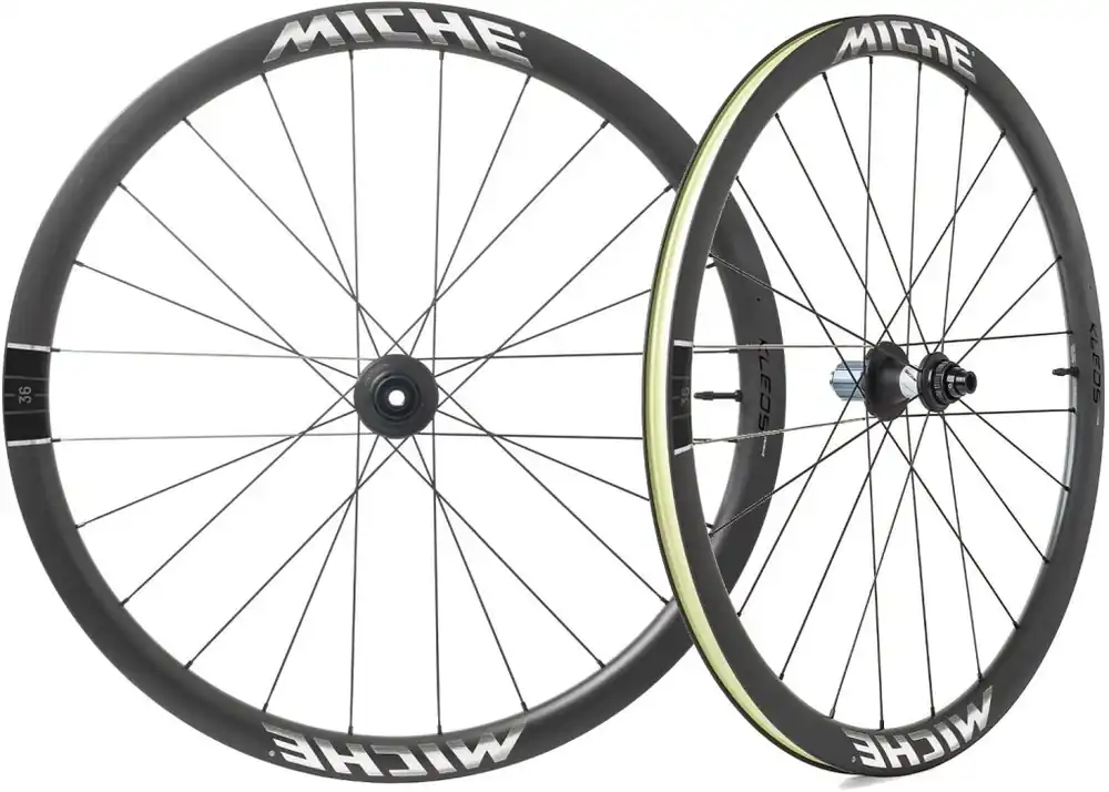 Top-Angebot Miche Kleos RD 36 Laufradsatz - 28" Carbon Tubeless Centerlock - 12x100mm 12x142mm - Team Edition - Shimano HG L