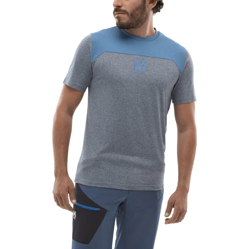 Geprüft Millet Seneca Heather T-Shirt Herren - Saphir/Coronet Blue