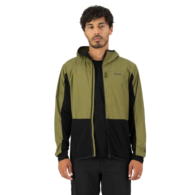 Heißes Angebot Mons Royale Diversion Merino Windjacke Herren - fern / schwarz