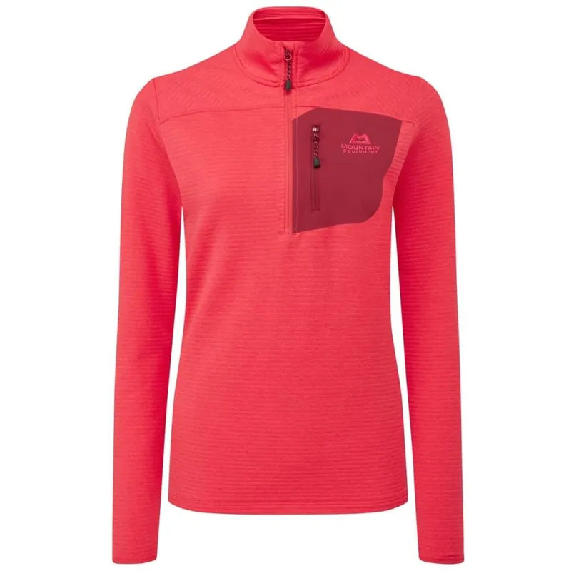 Mountain Equipment Lumiko Zip T Langarm-Shirt Damen ME-005369 - hibiscus/tibetan Saisonangebot