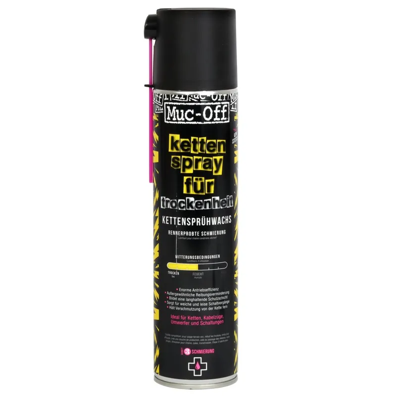 Muc-Off Dry PTFE Chain Lube Kettenschmiermittel 400ml Versand Am Gleichen Tag