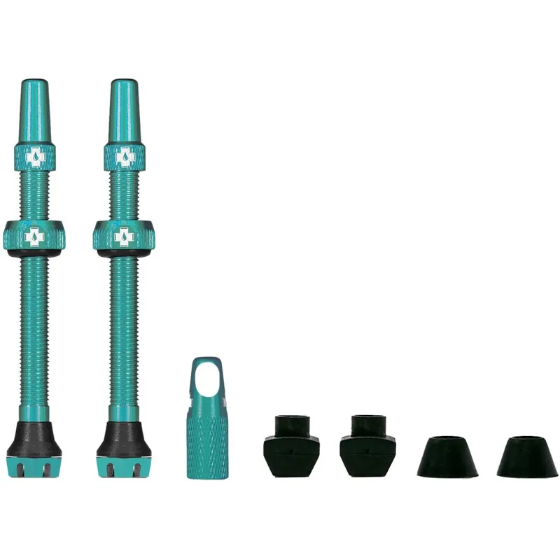 Muc-Off Tubeless Ventil Kit V2 Universal - türkis Letzte Chance