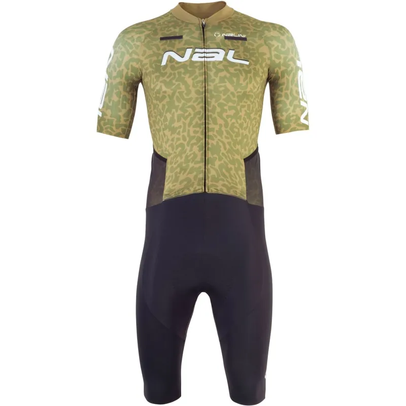 Nur Heute Nalini Gravel Racesuit Herren - green/agave darb 4400