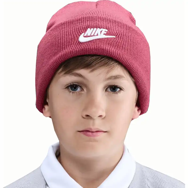 Neue Ware Nike Peak Beanie Kinder - sweet beet/white HF5498-634