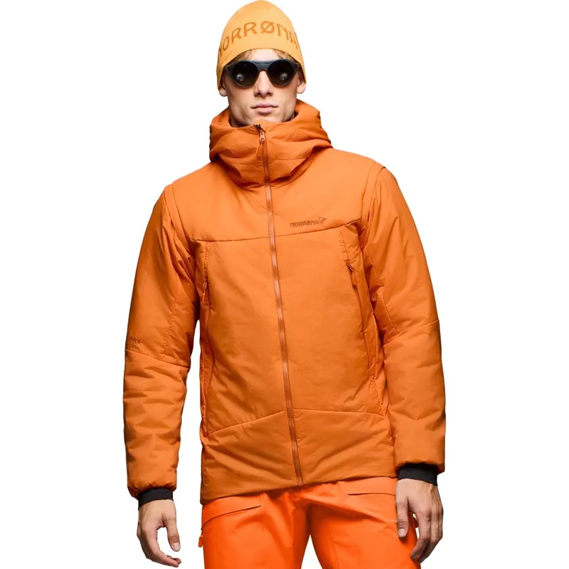 Norrona møre thermo60 aero200 Jacke Herren - Gold Flame Rabatt