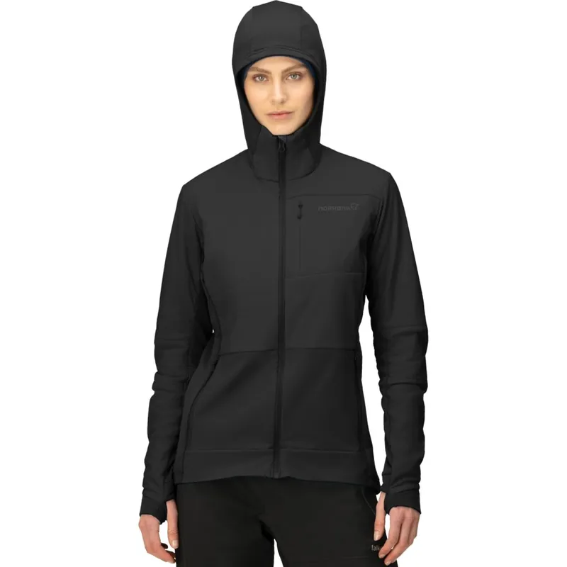 Norrona falketind Alpha90 insulated Zip Hood Jacke Damen - Caviar Solange Der Vorrat Reicht