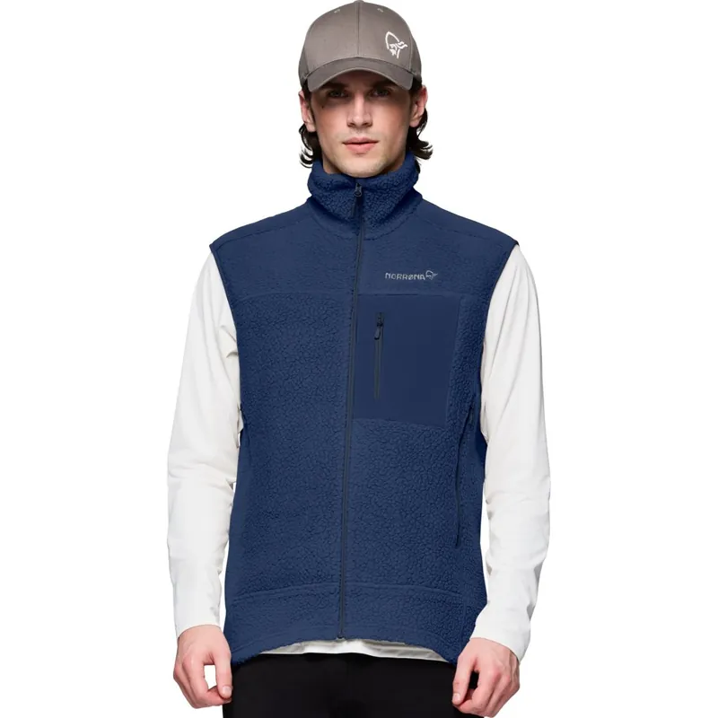 Norrona trollveggen warm3 Weste Herren - Indigo Night Sonderangebot