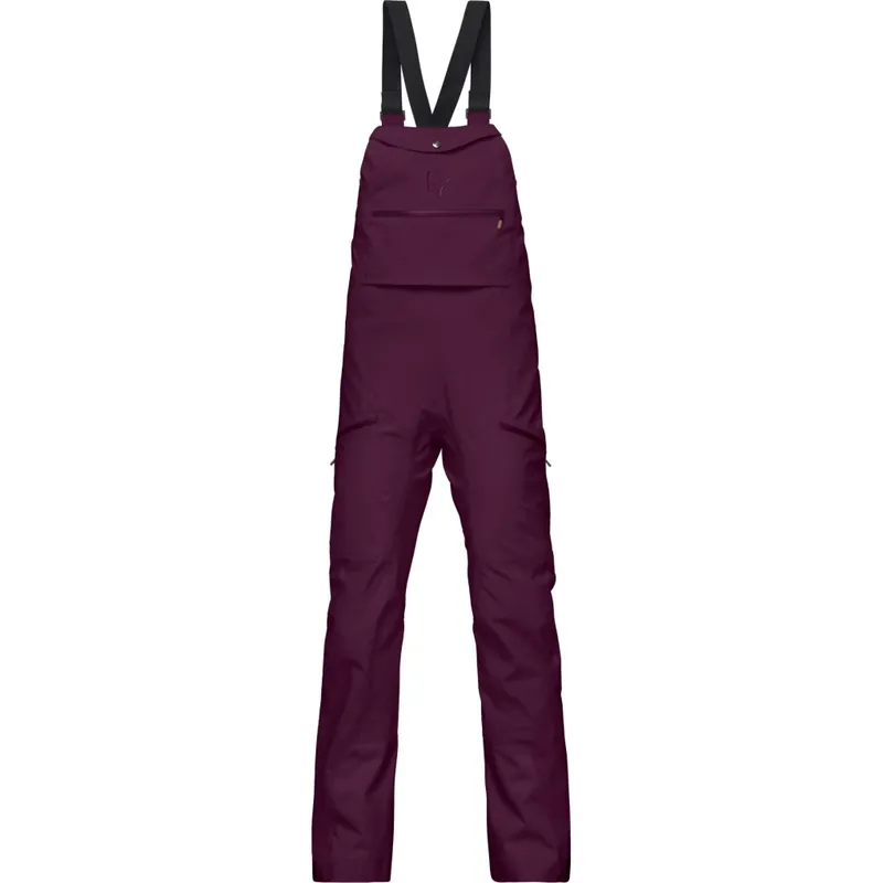 Nur Heute Norrona tamok Gore-Tex Performance Shell Latzhose Damen - Winter Bloom