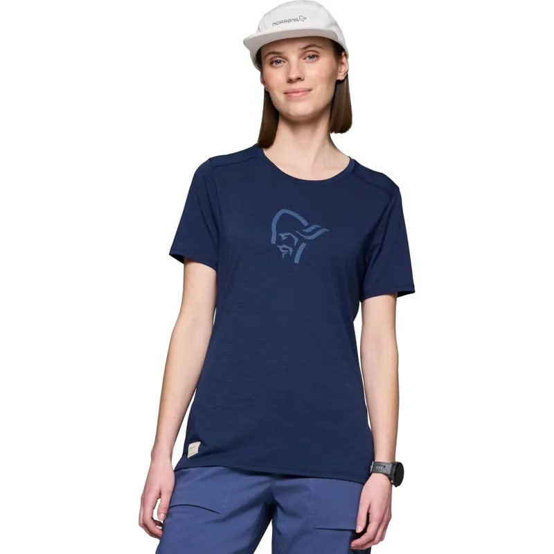 Norrona femund equaliser merino T-Shirt Damen - Indigo Night Neuheit