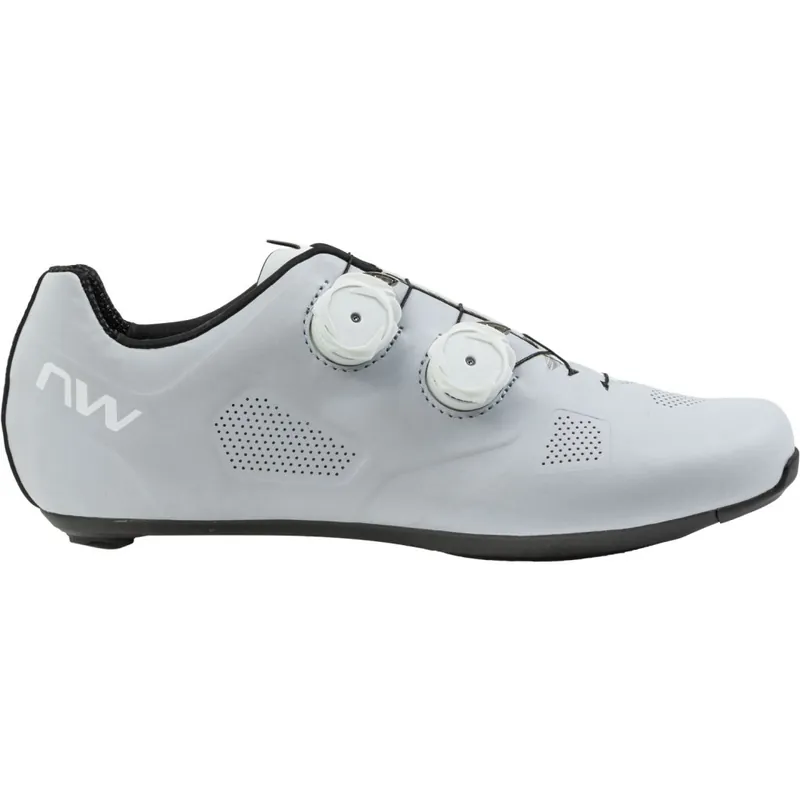 Saisonangebot Northwave Revolution Rennradschuhe - ice grey/weiß 116