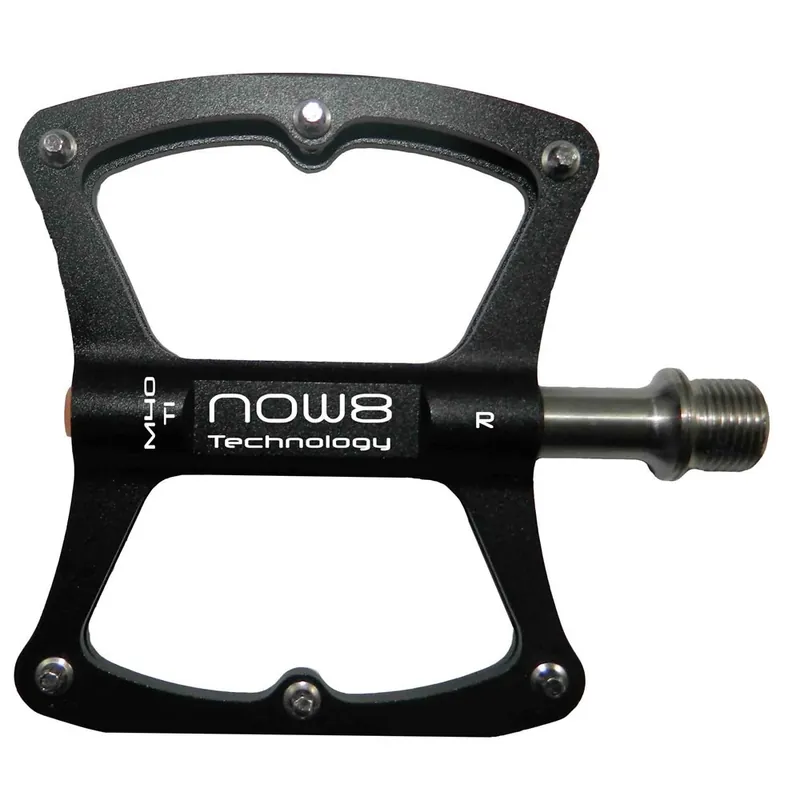 NOW8 M40-Ti Flat Pedal Aluminium - schwarz Begrenztes Angebot