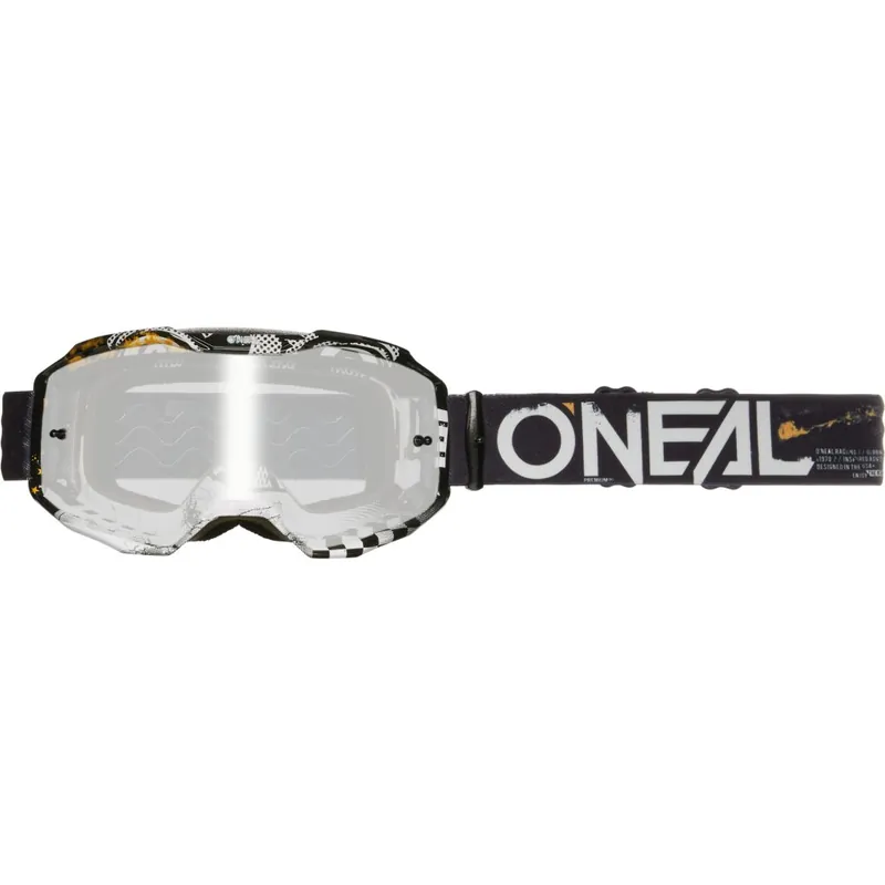 O‘Neal B-10 Brille - ATTACK V.24 black/white - silver mirror Heißes Angebot