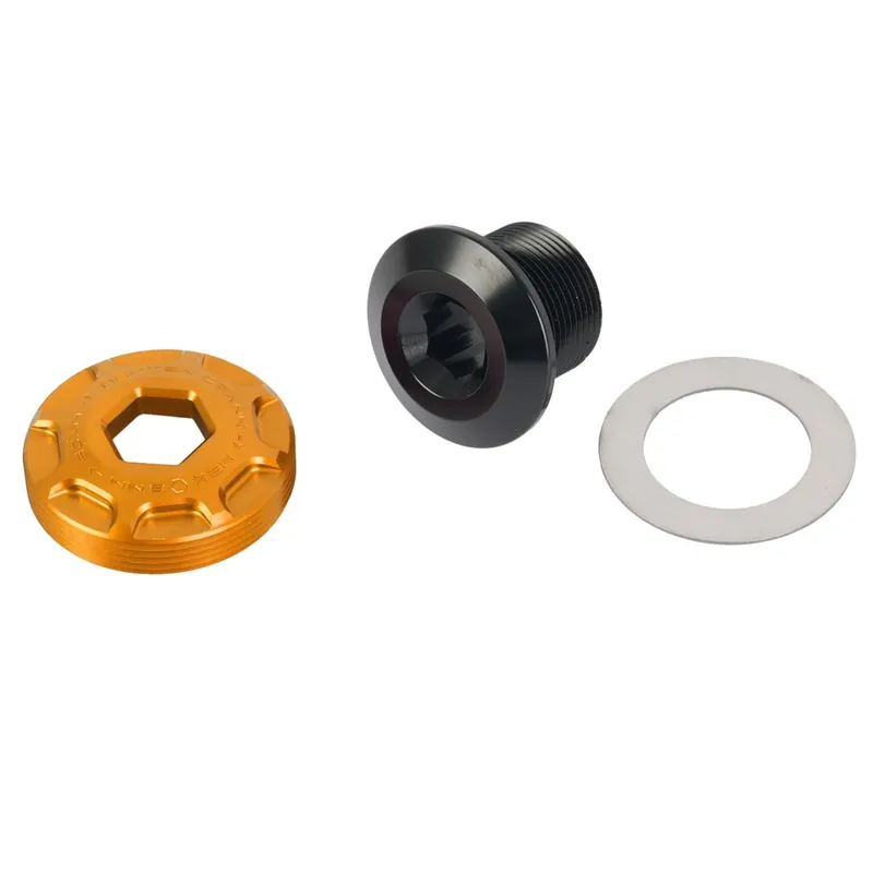 OAK Components Kurbel-Abdeckkappen Set - OAK Meteor SRAM DUB M18/M30LH - gold Aktuell