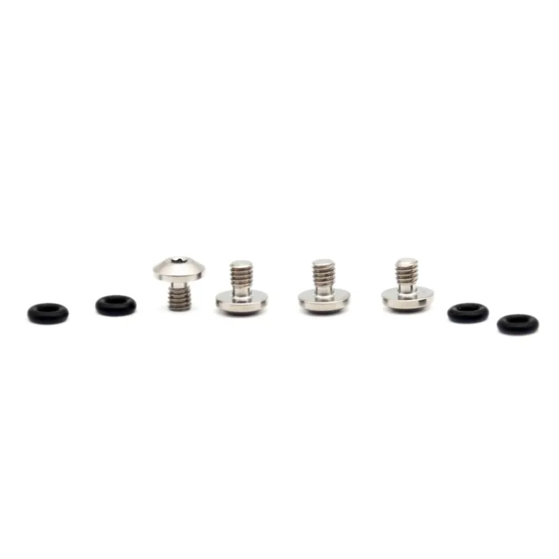 Top-Angebot OAK Components Entlüftungsschrauben Set - Titan SRAM Bleedport Mineralöl 4 Stück - raw