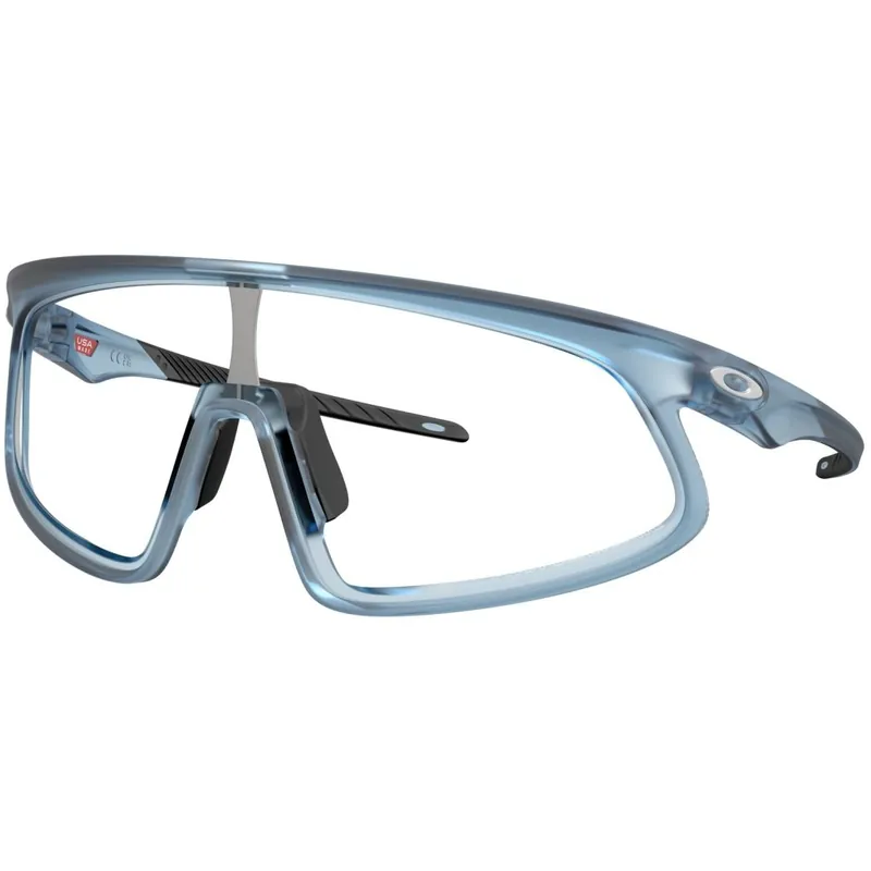 Sonderaktion Oakley RSLV Brille - Photochromic - Matte Transparent Stonewash/Clear - Black Iridium - OO9484D-0749