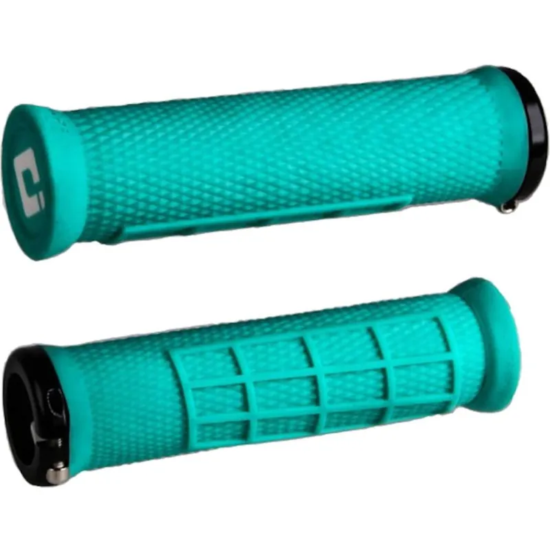 Günstig ODI Elite Flow Lock-On Grips MTB Griffe - mint/black