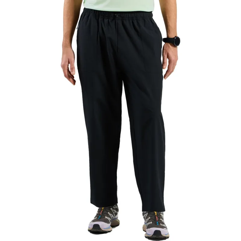 Top-Preis Odlo Ascent Ultraleichte 7/8-Ripstop-Hose mit schmal zulaufendem Bein Herren - schwarz