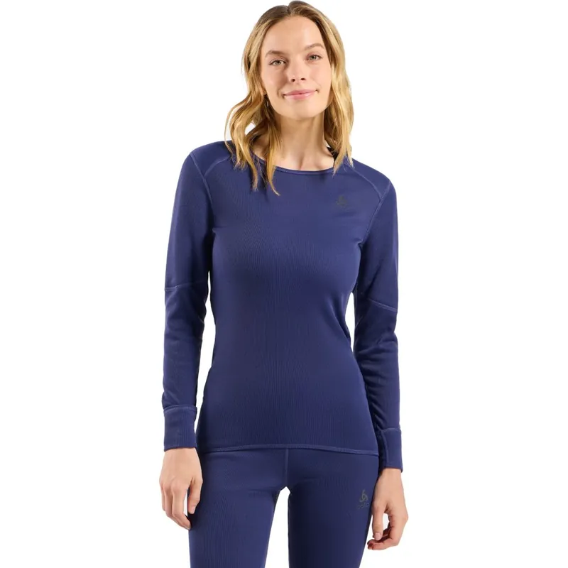 Odlo Active X-Warm Langarm-Unterhemd Damen 159221 - skipper blue Letzte Chance