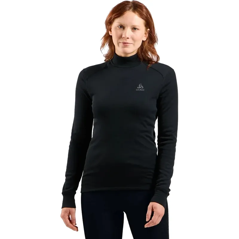 Expressversand Odlo Active Warm Turtleneck Langarm-Unterhemd Damen - schwarz