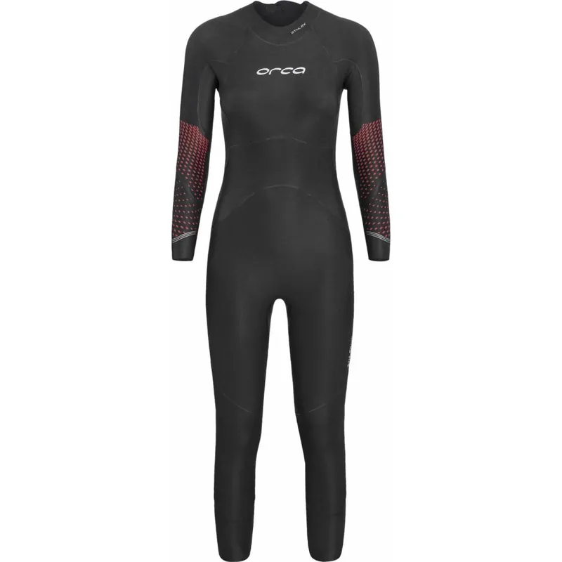 Orca Athlex Float Triathlon-Neoprenanzug Damen - black/red buoyancy Letzte Chance