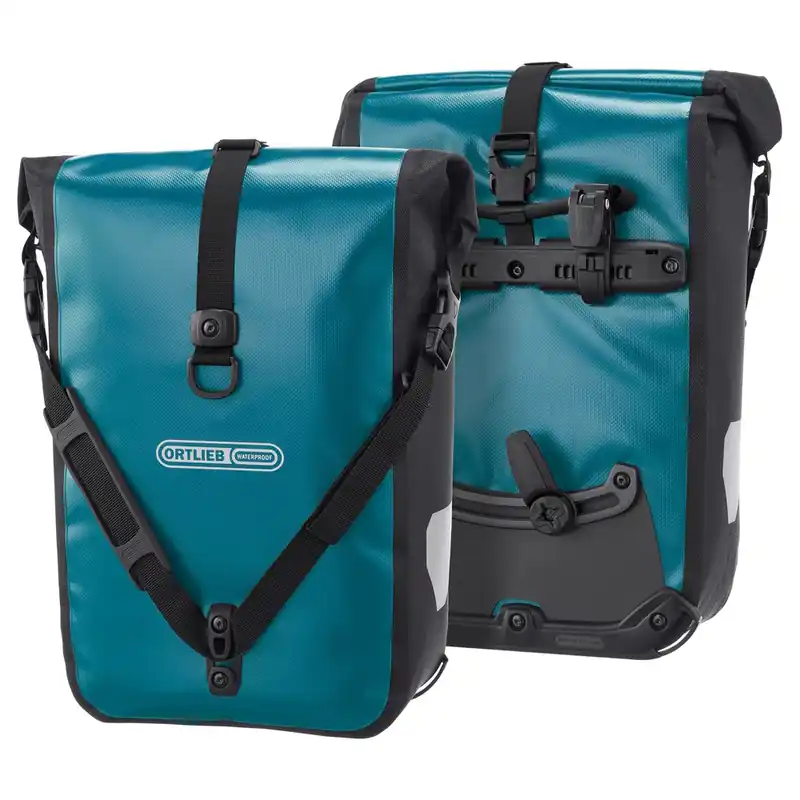 Neue Kollektion ORTLIEB Sport-Roller Classic - QL2.1 Fahrradtasche (Paar) - 2x14.5L - petrol-black
