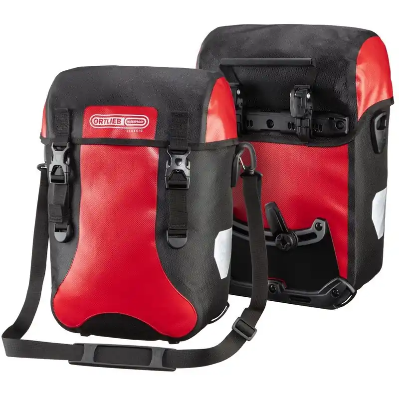 Saisonangebot ORTLIEB Sport-Packer Classic - QL2.1 Fahrradtasche (Paar) - 2x15L - red-black