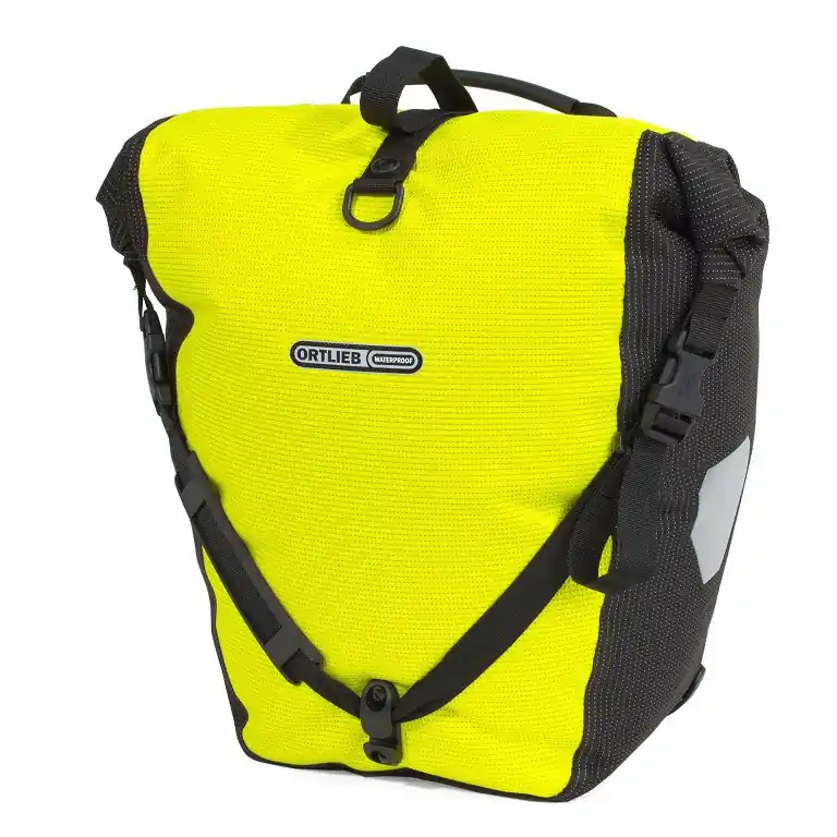 Kracherpreis ORTLIEB Back-Roller High Visibility - QL2.1 Fahrradtasche - 20L - neon yellow - black reflex