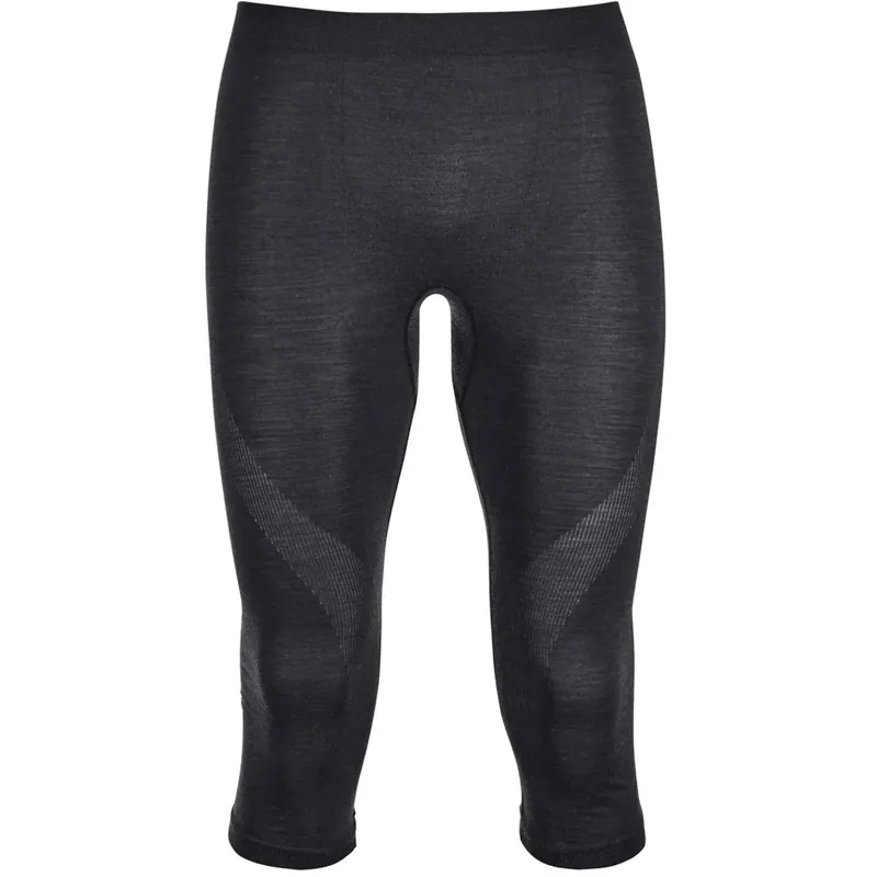 Ortovox 120 COMP Light 3/4 Baselayer Hose Herren - black raven Letzte Chance