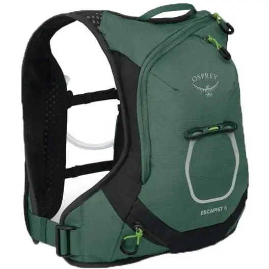 Preis Gesenkt Osprey Escapist Velocity 6 Rucksack + 1.5L Trinksystem - L/XL - Tundra Green/Botanica