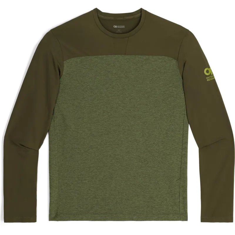 Outdoor Research Freewheel MTB Langarmshirt Herren - dark olive/willow heather Super-Preis