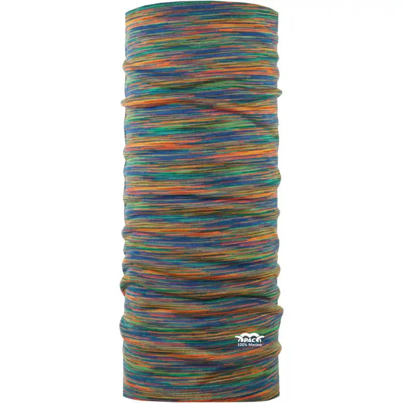 P.A.C. Original Merino Wool Multifunktionstuch - Multi Rainbows Markenprodukt