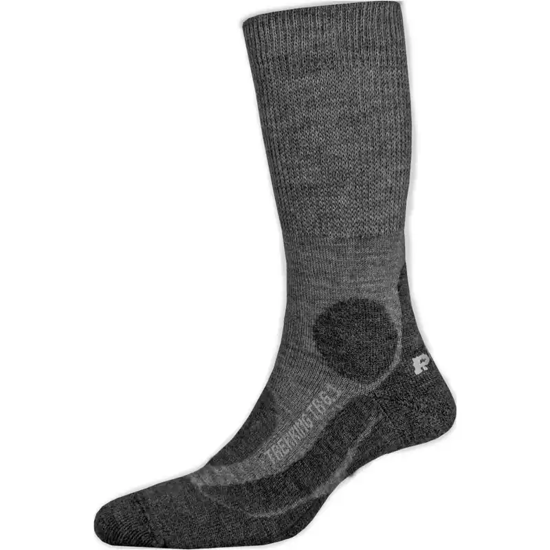 Billig P.A.C. Original TR 6.1 Trekking Merino Medium Socken Damen - Grey