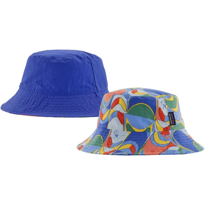 Direkt Vom Hersteller Patagonia Baby Sonnenhut - Swallowtail Geo Eddy Blue