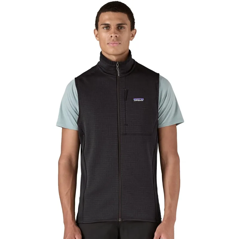 Letzte Chance Patagonia R1 Hybrid Weste Herren - Schwarz