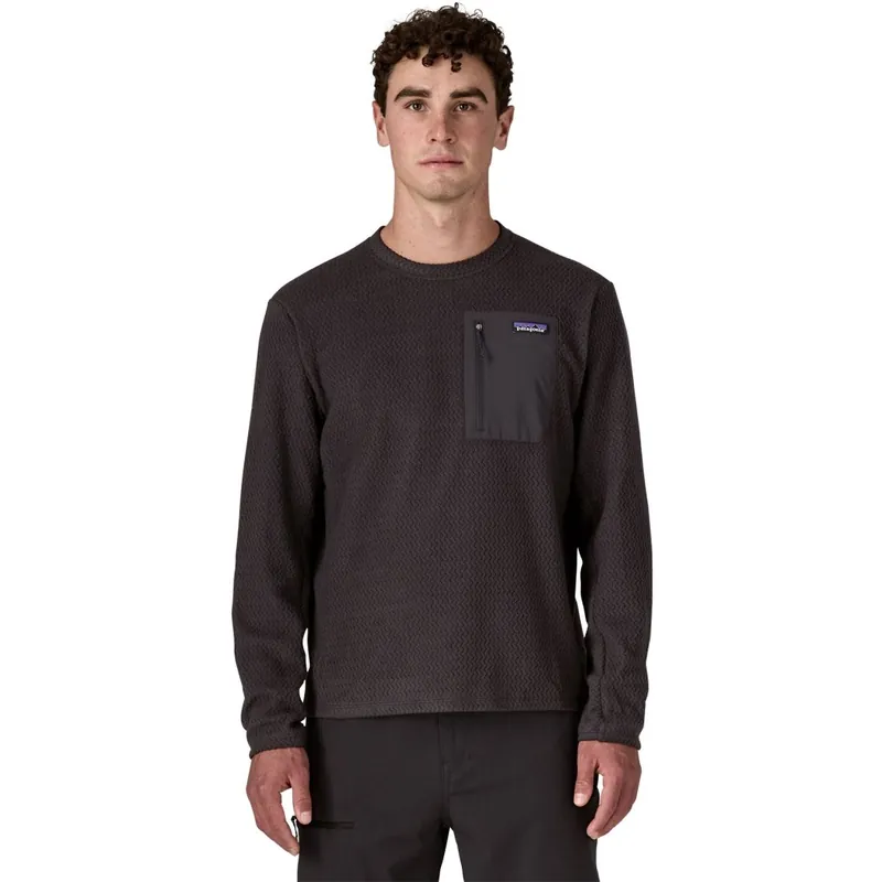 Sonderangebot Patagonia R1 Air Crew Pullover Herren - Black