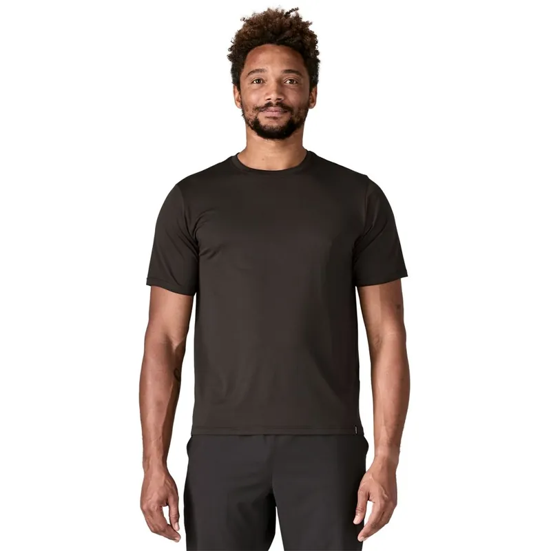 Patagonia Cap Cool Daily T-Shirt Herren - Schwarz Schneller Versand