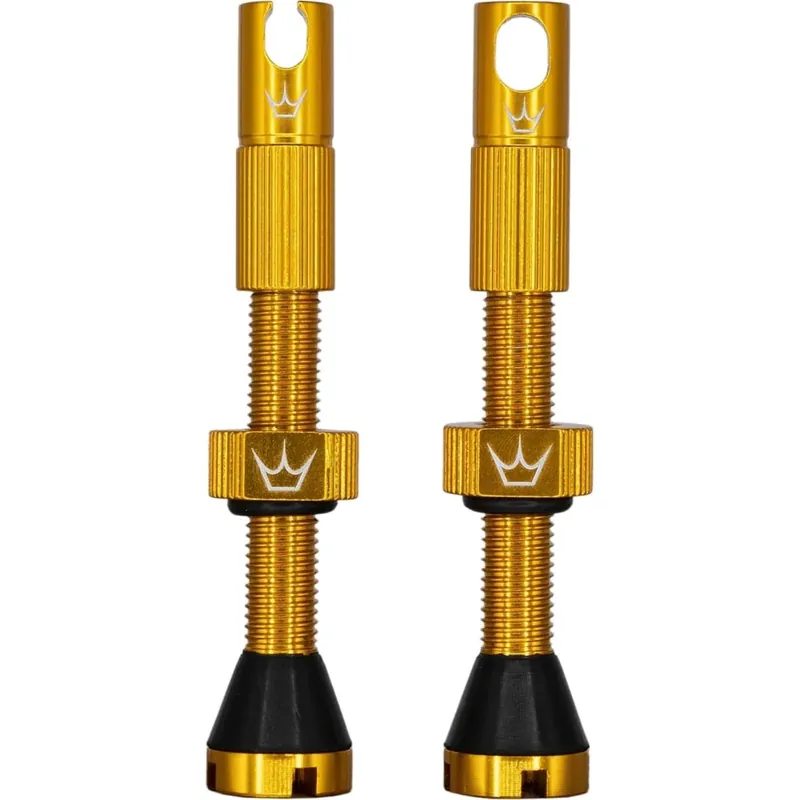 Markenware Peaty‘s x Chris King Tubeless Ventile - MK2 - gold