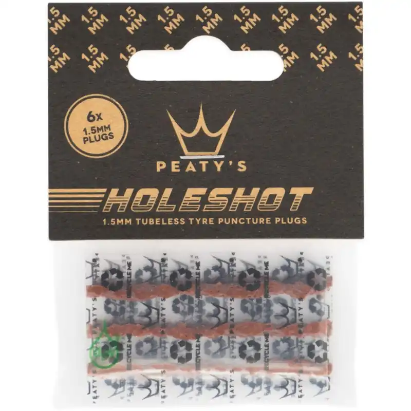 Knallerangebot Peaty‘s Holeshot Tubeless Ersatz-Plugs (6x 1.5mm)